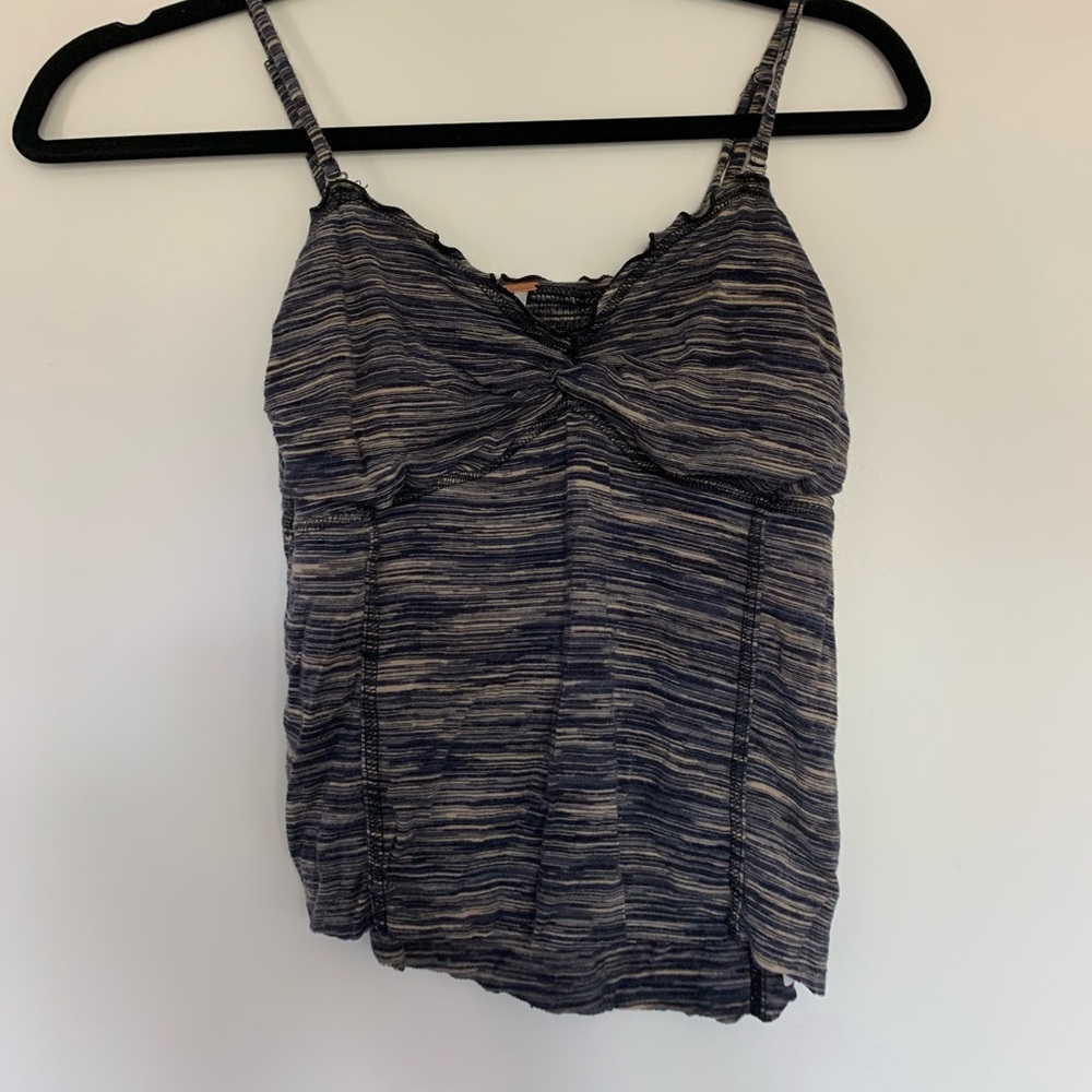 Free People Blue Top